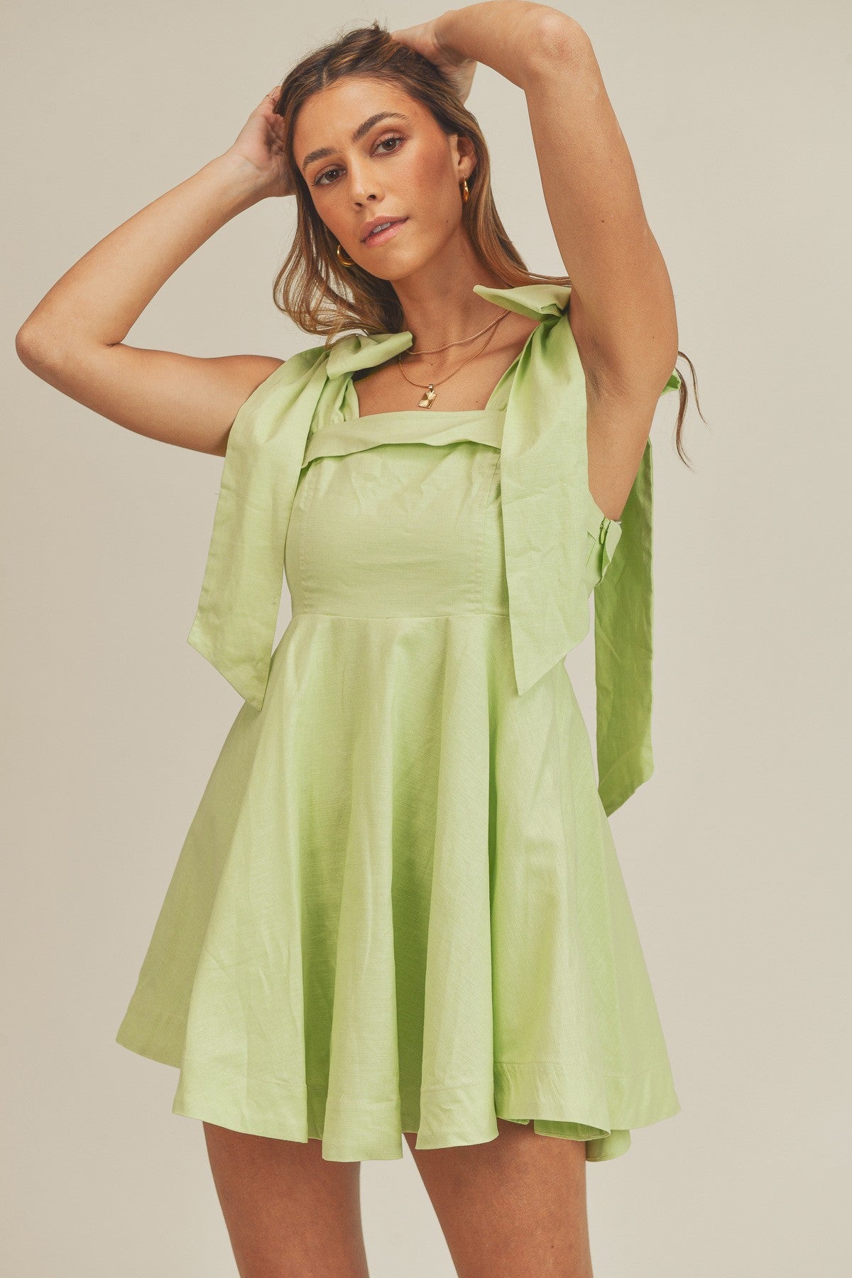 It’s Lime Tie Dress