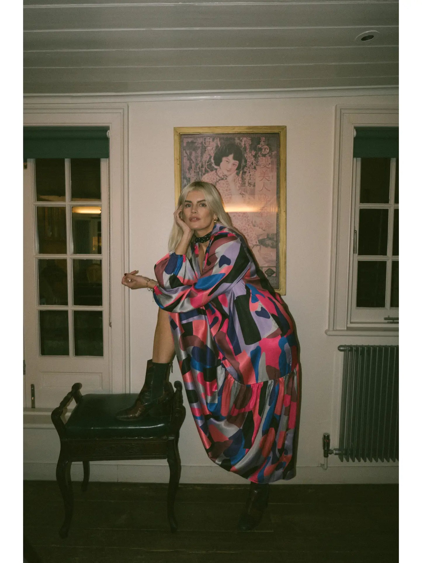 Scott Satin Long Dress