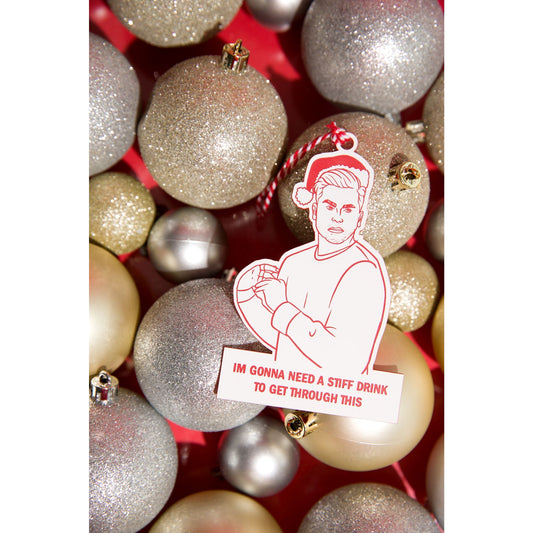 DAVID ROSE STIFF DRINK ORNAMENT