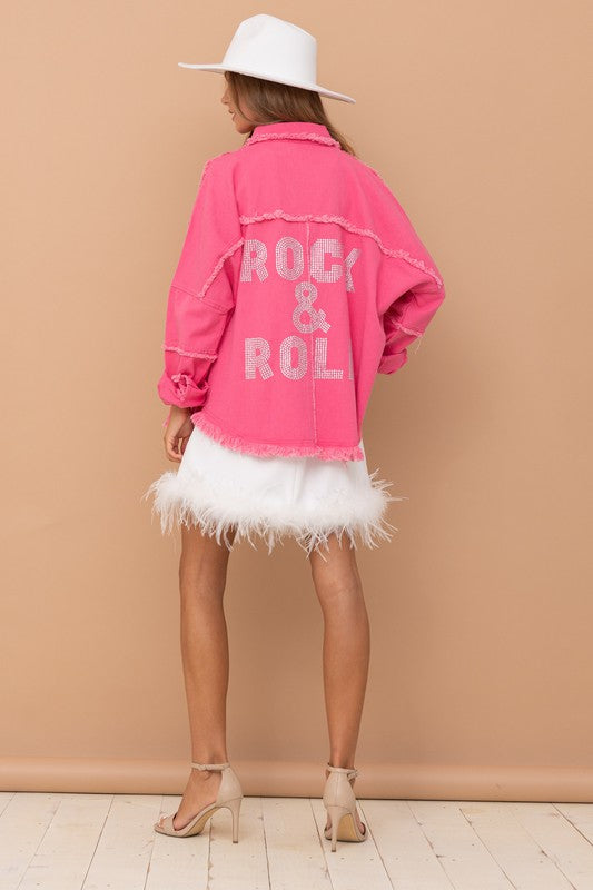Rock & Roll Rhinestone Shacket