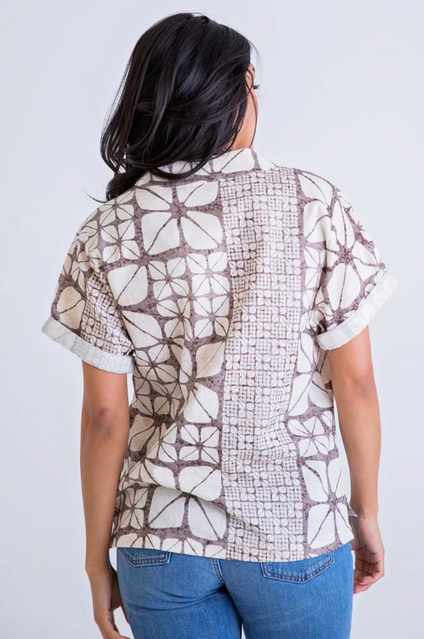 Safari V Neck Top