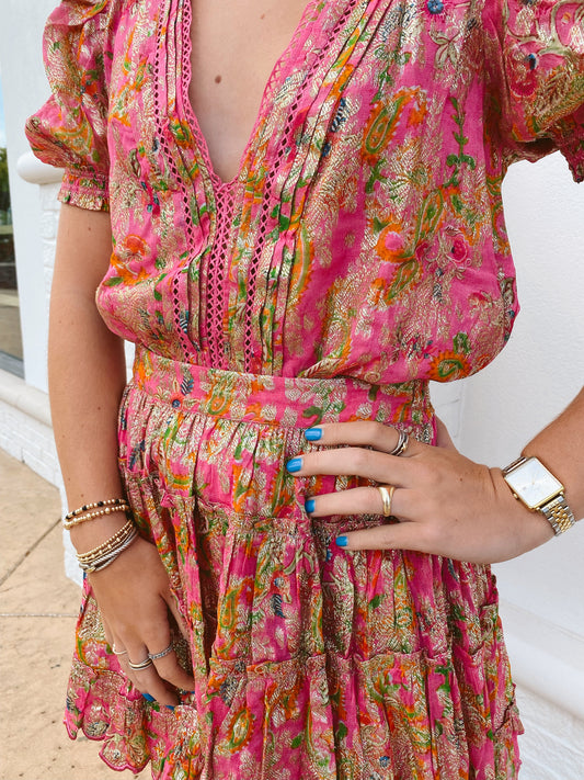 Hemant & Nandita Bela Bodysuit Top