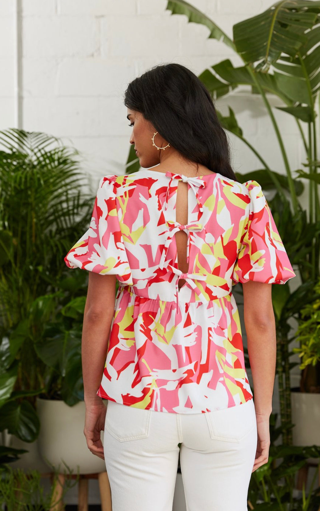 Remi Top - Pink Tropics