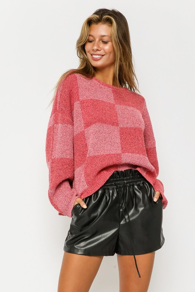 Checkered Sweater