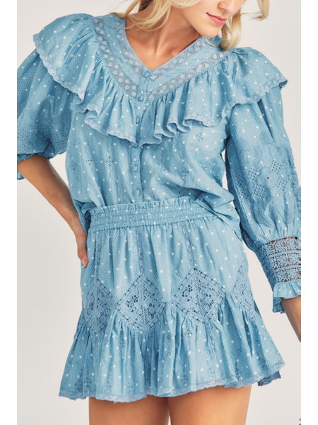 LoveShackFancy Adia Skirt