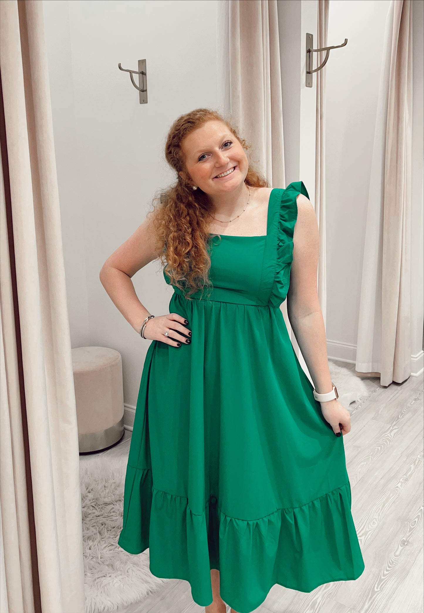 Kelly Green Maxi Dress