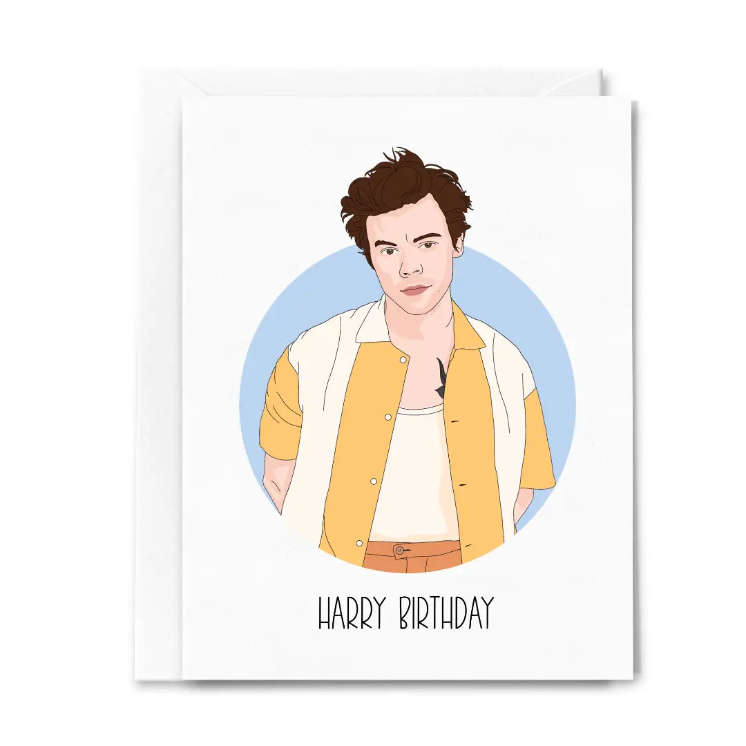 HARRY STYLES BIRTHDAY CARD