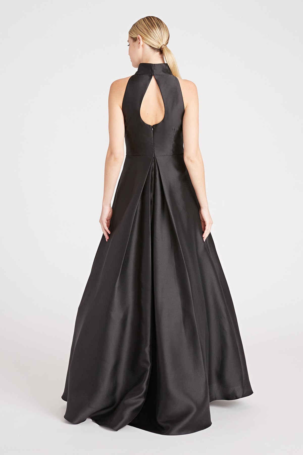 Monique Lhullier Halter Satin Ball Gown