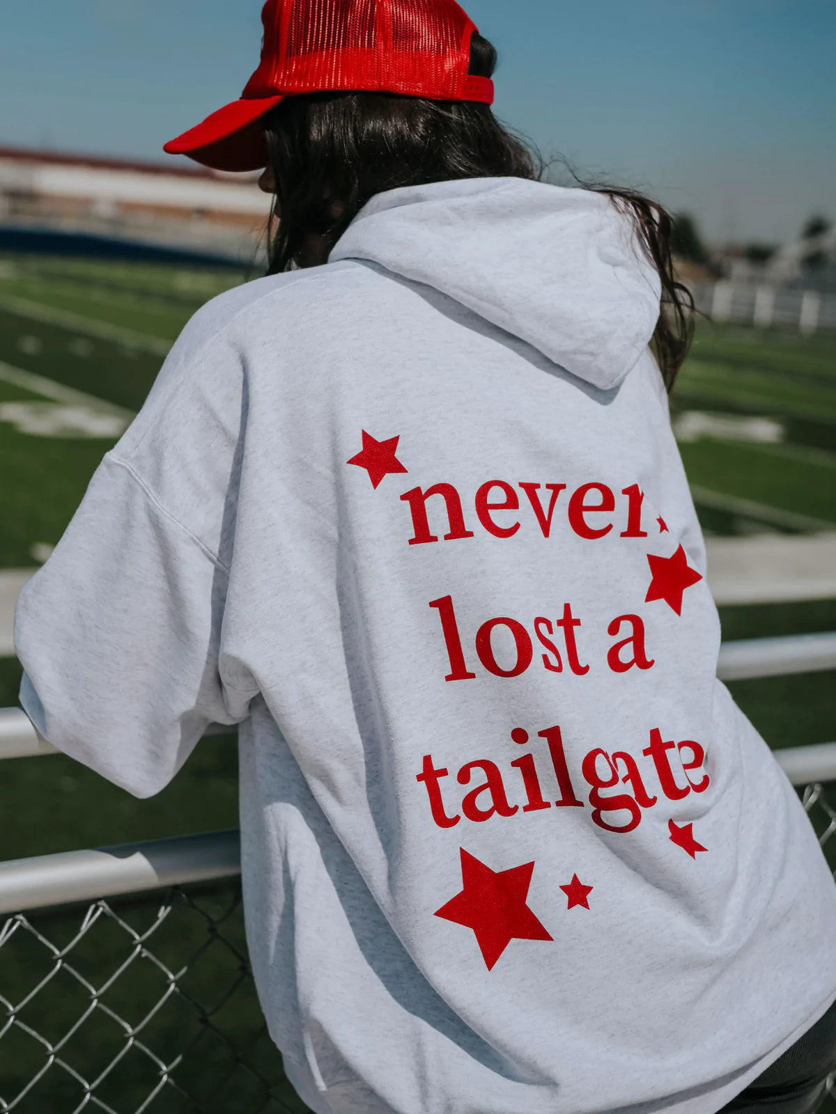 NEVER LOST A TAILGATE HOODIE