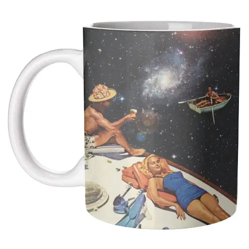 Space Boat Party Coffee Cup