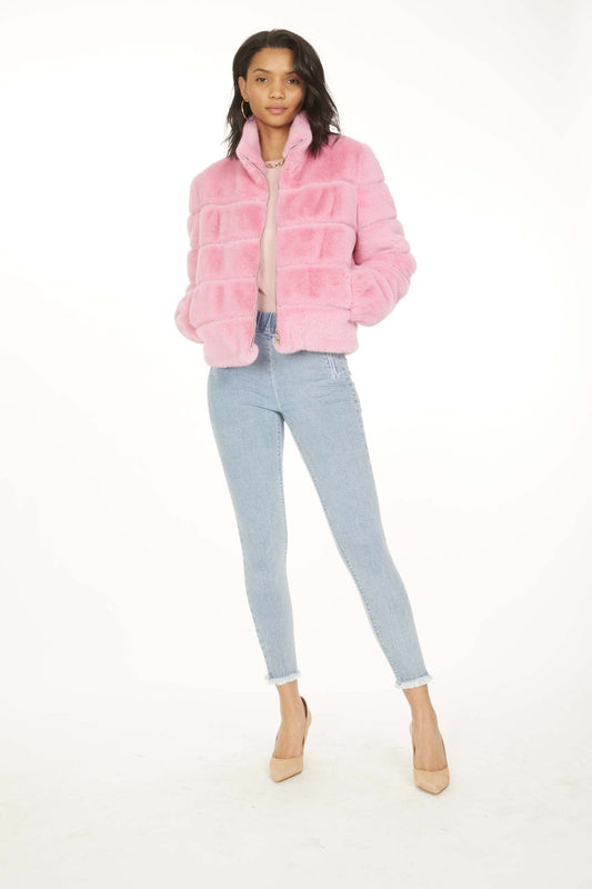 GENERATION LOVE JODI FAUX FUR - BUBBLEGUM PINK