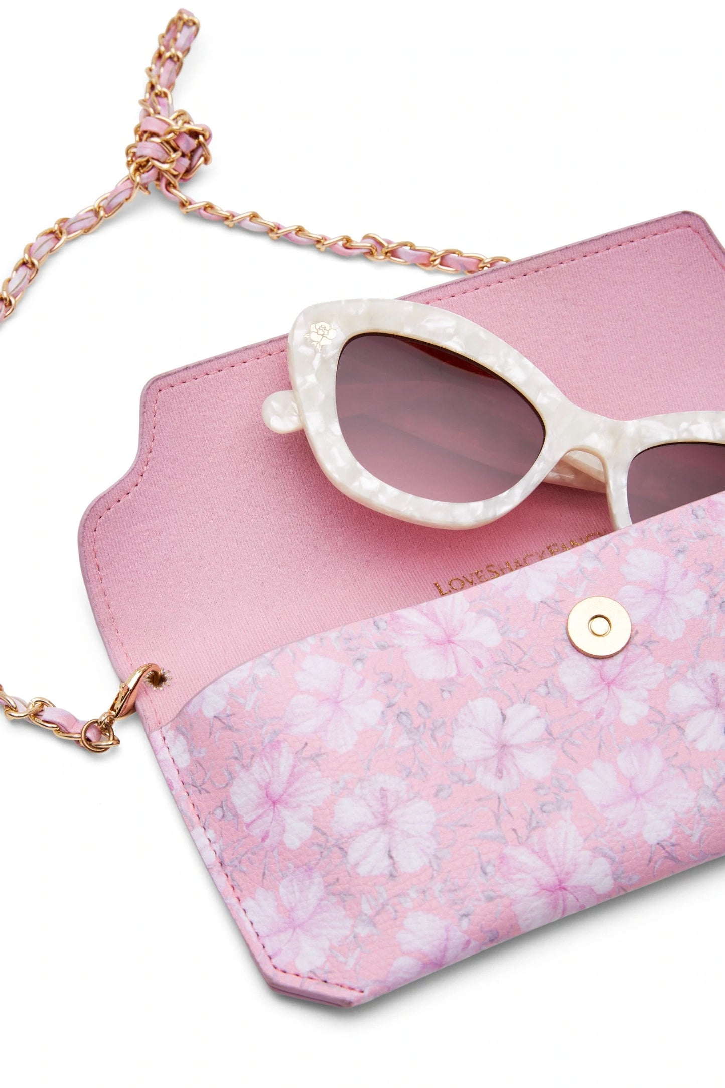 LoveShackFancy Hessel Sunglasses - Ivory