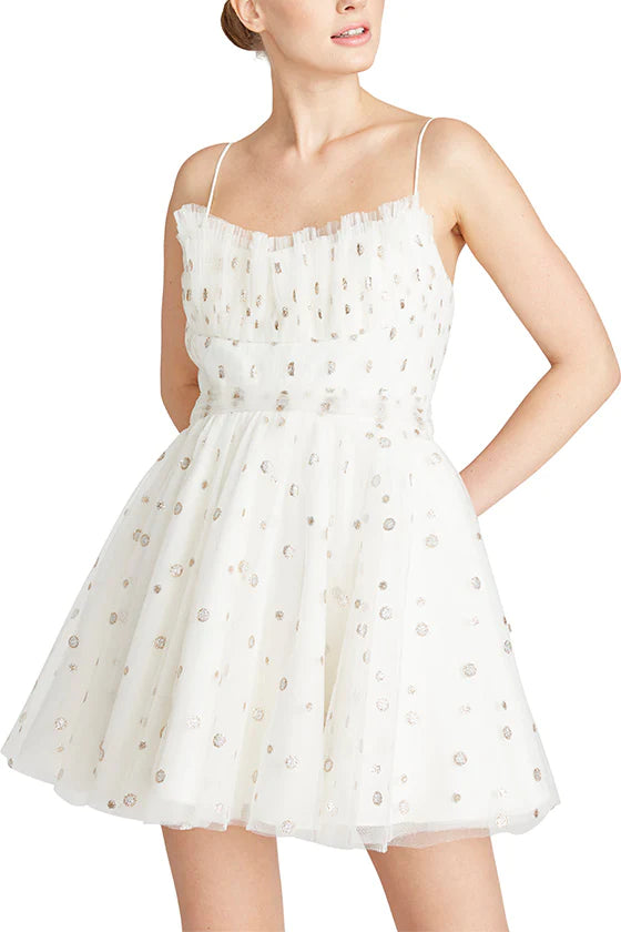 Monique Lhullier Strapless Tulle Dress