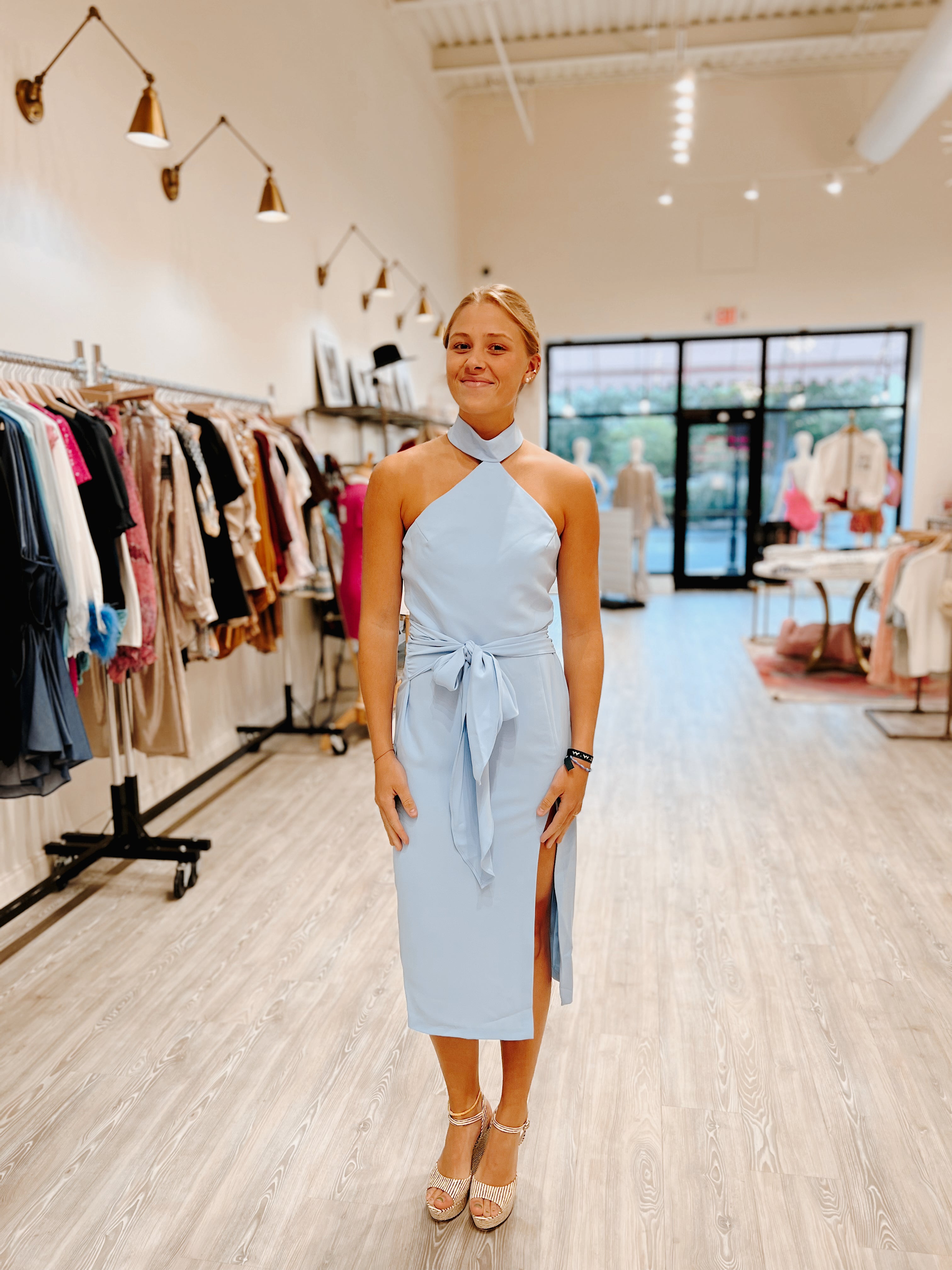 amanda uprichard blue dress Winslow in Atlantic Fully lined and made from 100% high Amanda Uprichard Emilana Dress -