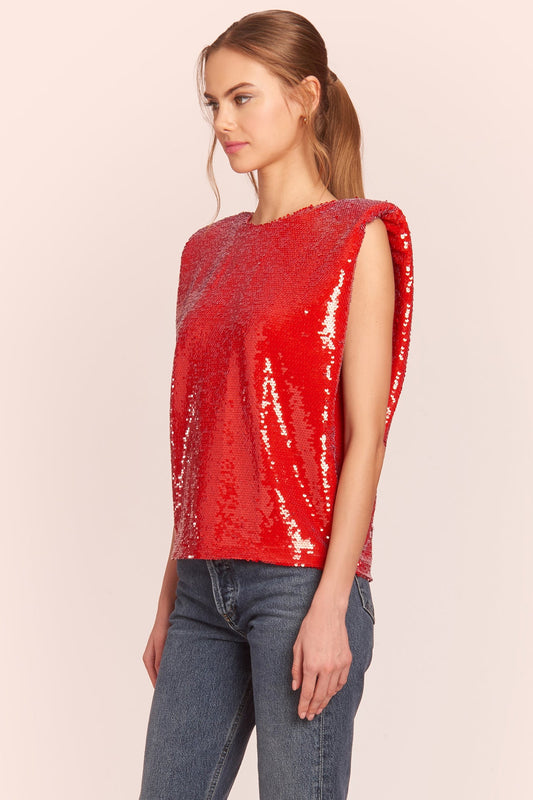 Amanda Uprichard Berk Top - Ruby Sequin