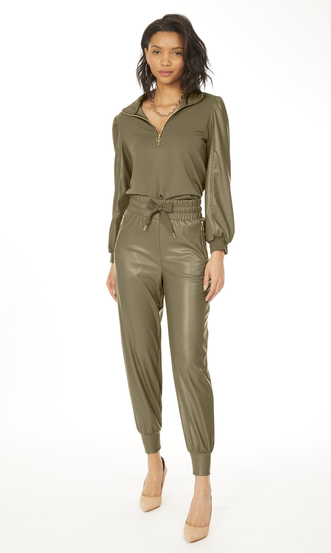 GENERATION LOVE BONNIE JOGGER - ARMY GREEN