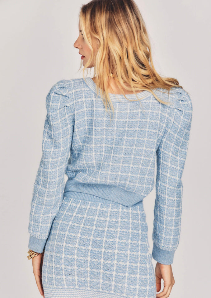 LOVESHACKFANCY DAUGHTER CROPPED CARDIGAN
