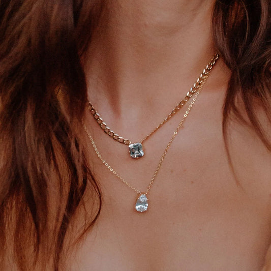 Country Club Solitaire Necklace