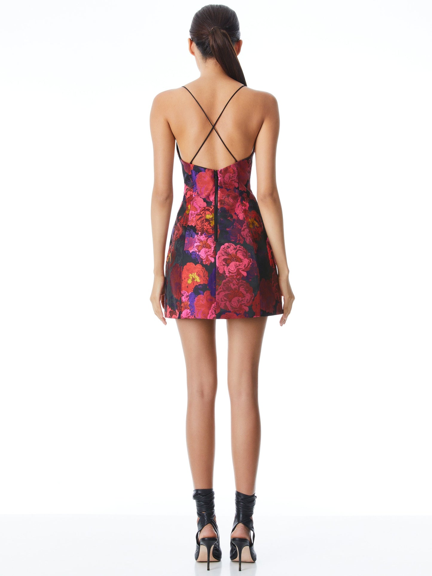 Alice and Olivia Tayla Floral Mini Dress