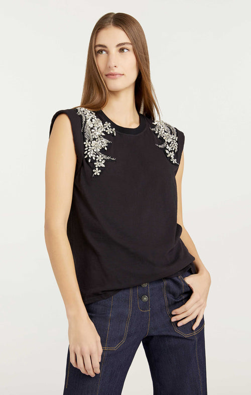 Cinq a Sept Crystal Ivy Bella Tee
