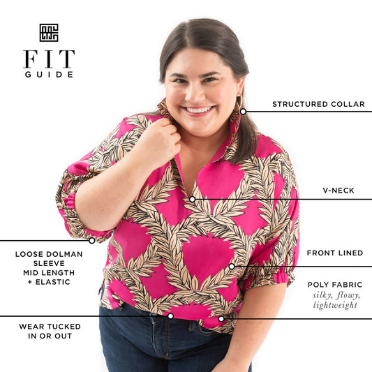 POPPY TOP - LAUREL TRELLIS