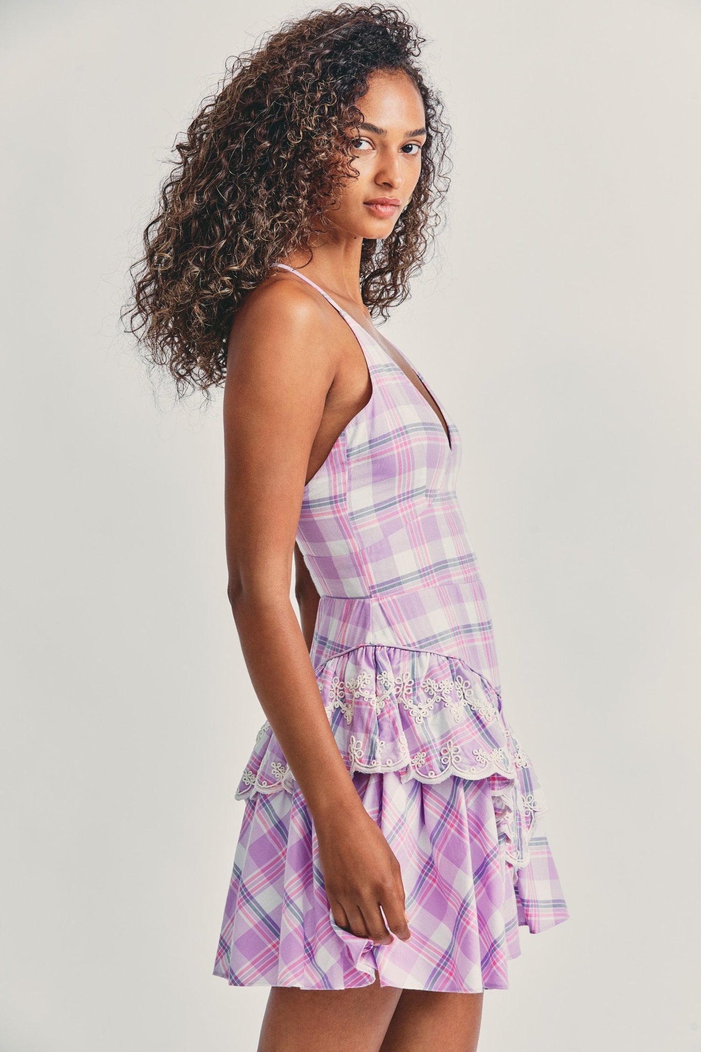 LoveShackFancy Marion Mini Dress