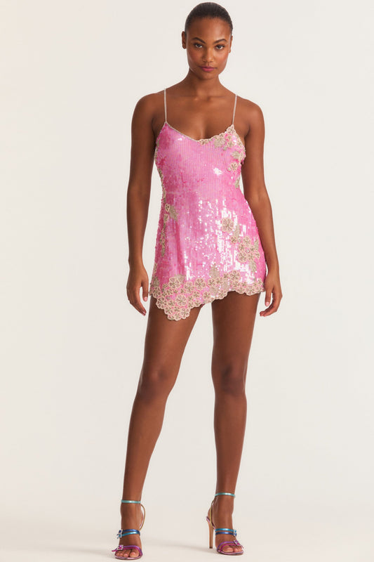 LOVESHACKFANCY MELINE MINI DRESS