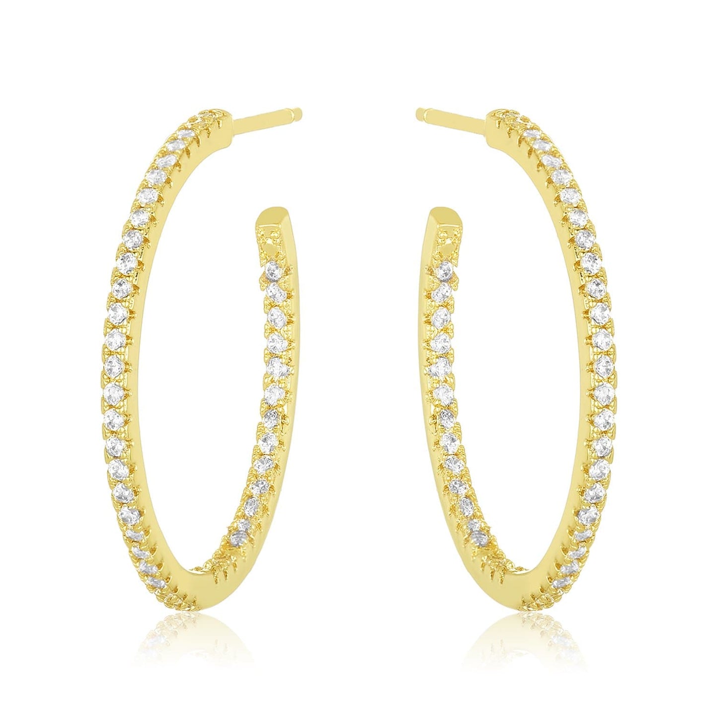 Melind aMaria 1” Badass Hoops