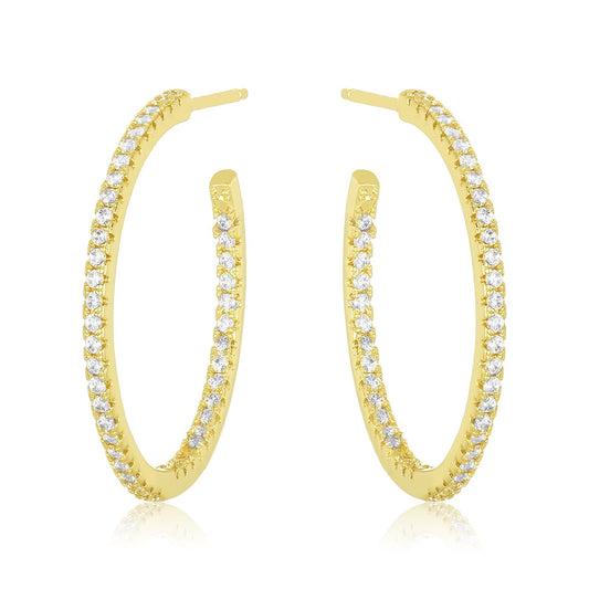 Melind aMaria 1” Badass Hoops