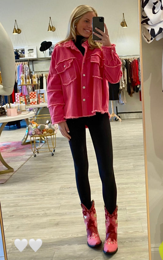 Rock & Roll Rhinestone Shacket