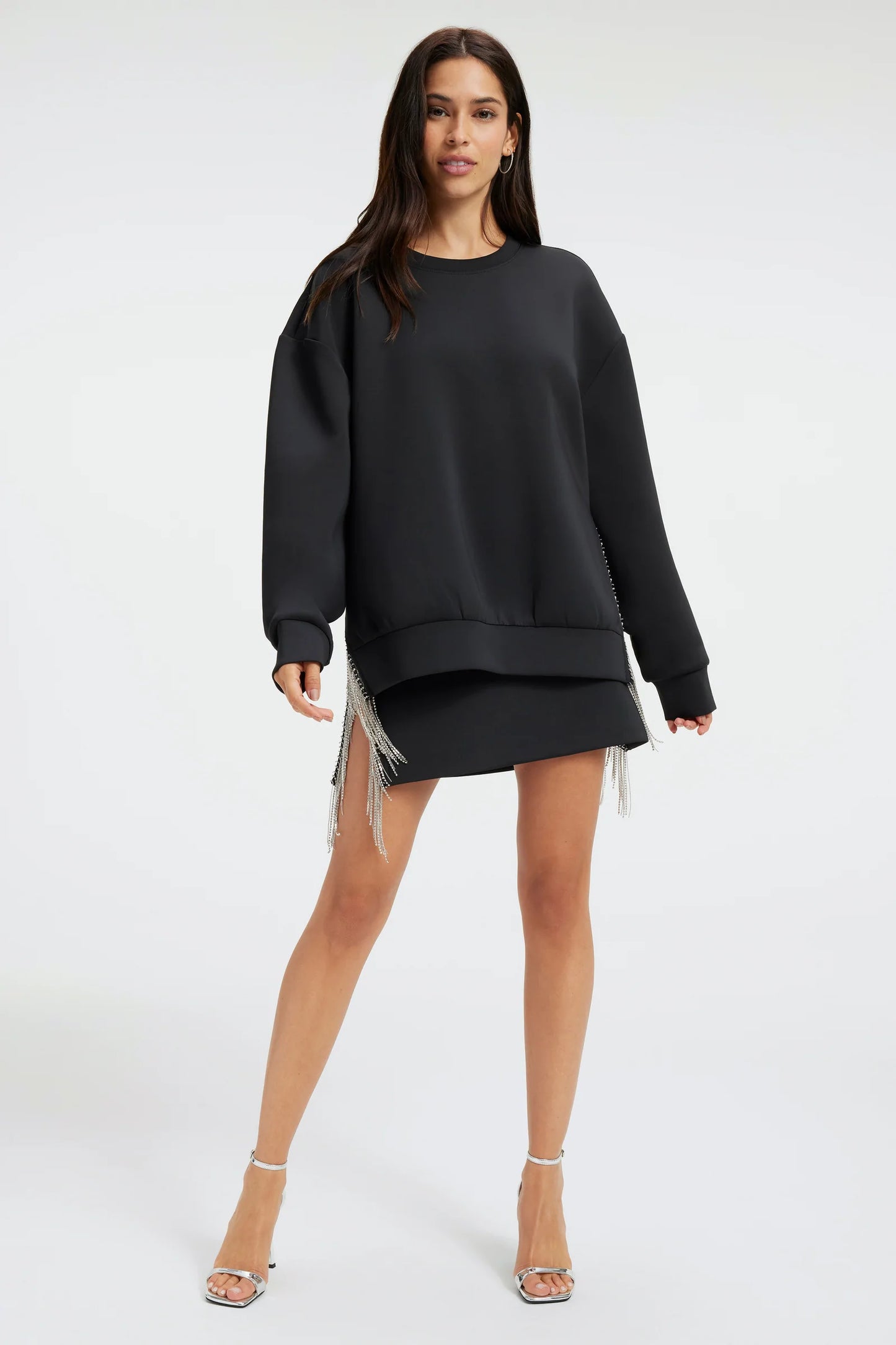 Good American Scuba Diamond Mini Skirt