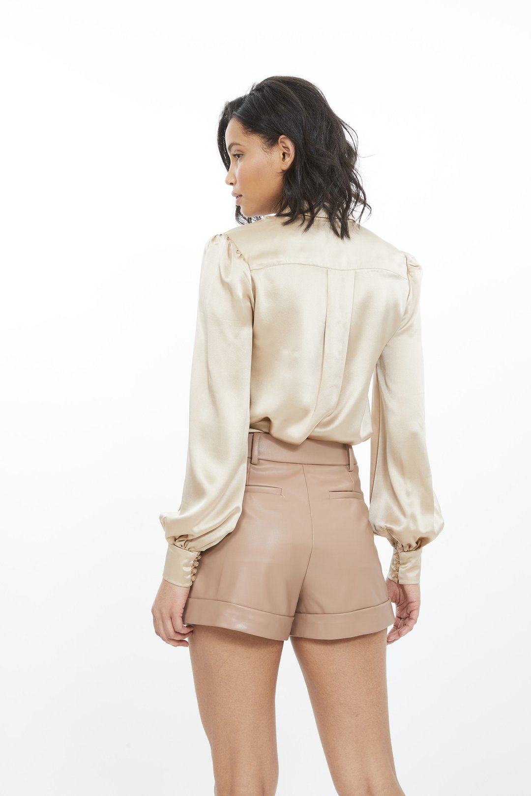 GENERATION LOVE AURELIE BLOUSE - LATTE