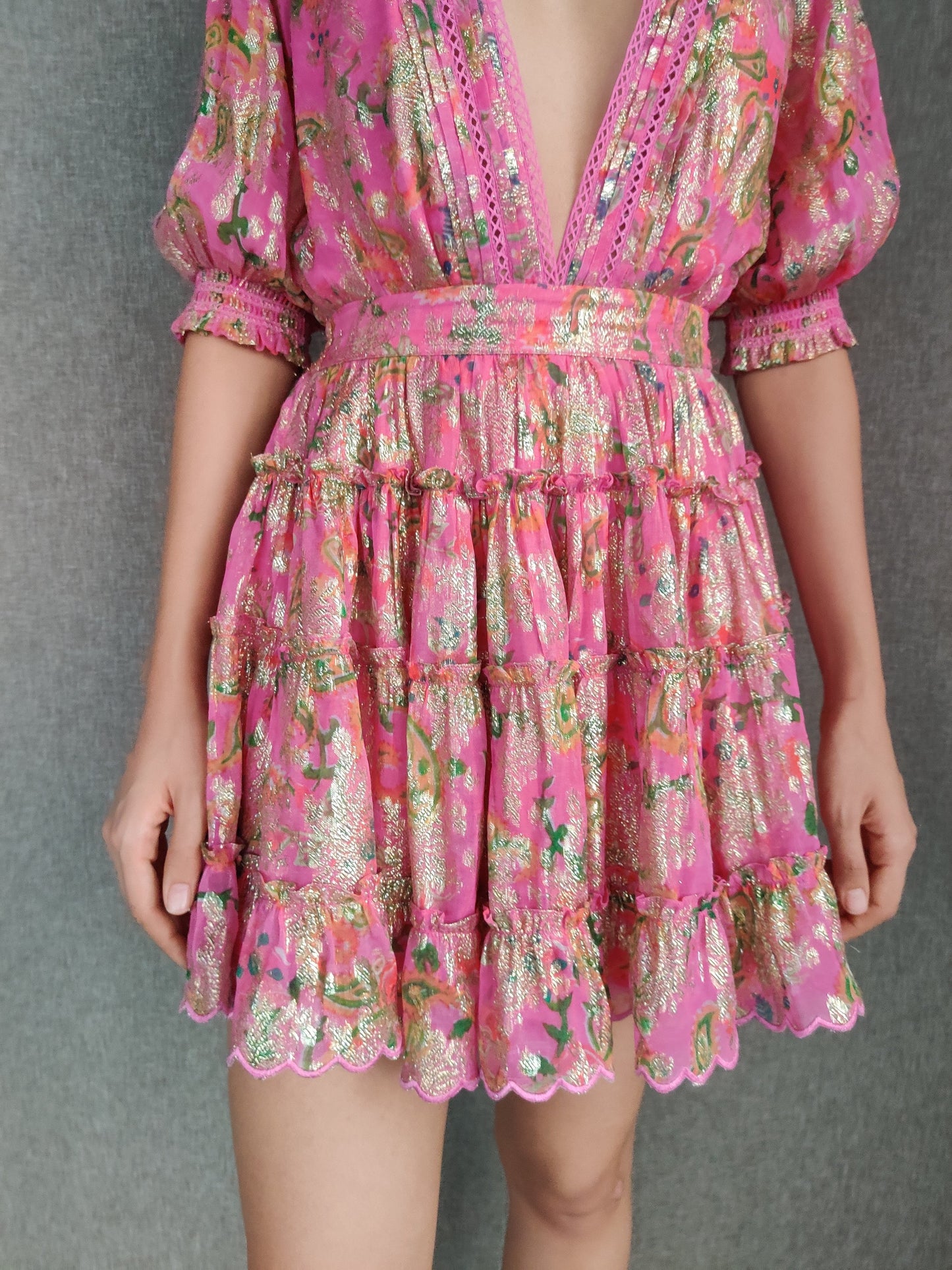 Hemant & Nandita Georgette Short Skirt