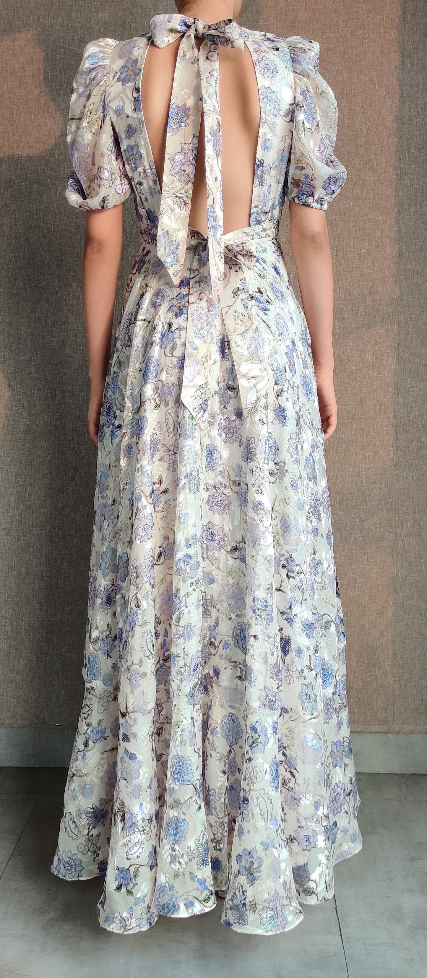 Hemant & Nandita Iris Long Dress