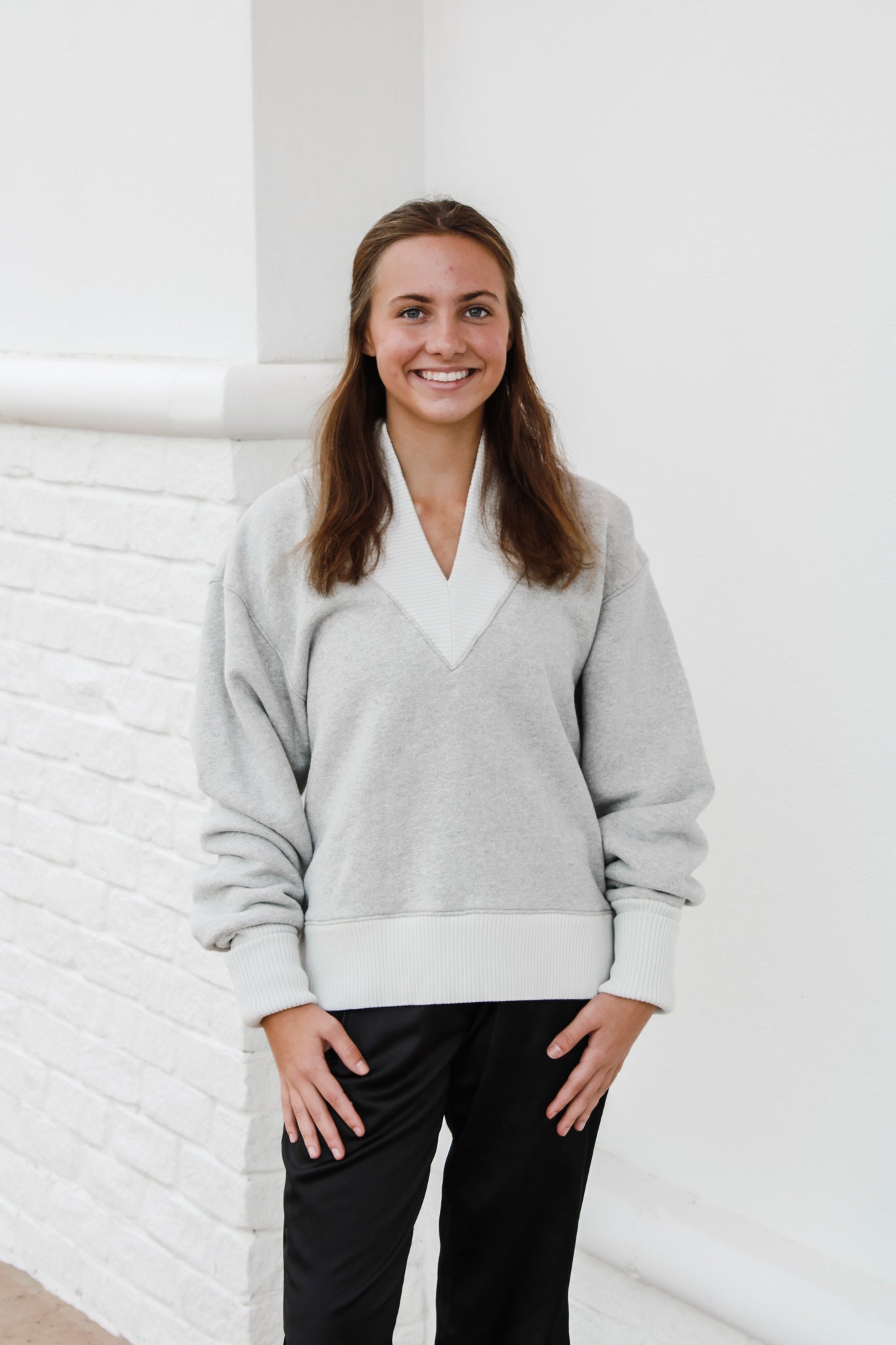 Agolde Klara Sweatshirt in Grey