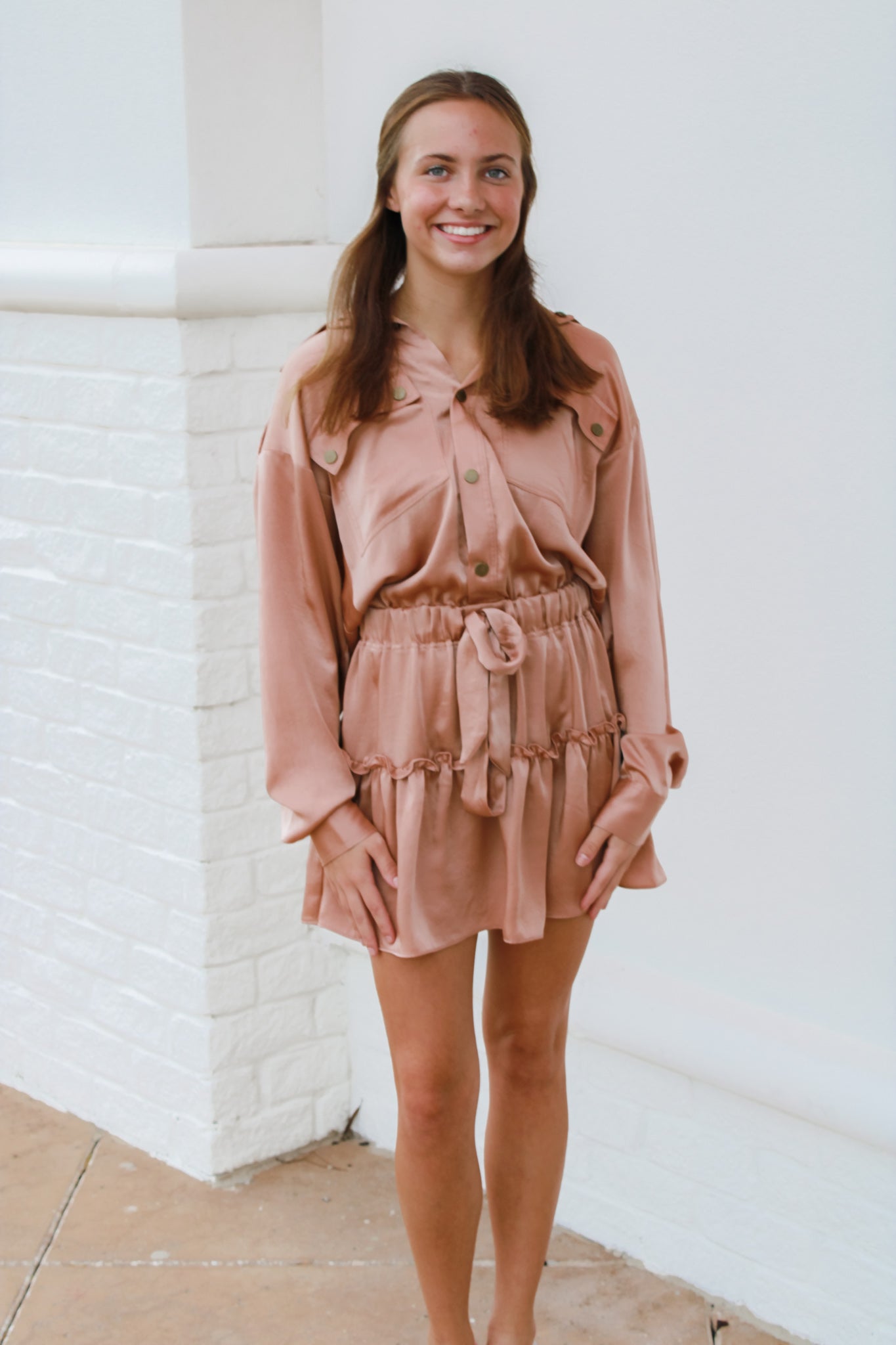 brown dress off the shoulder Ramy Brook main image 1