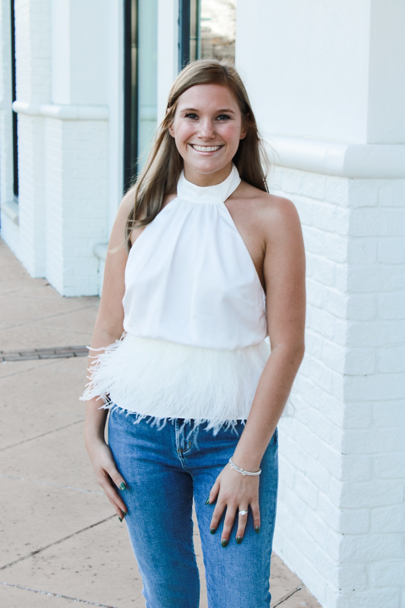 Ramy Brook Danni Feather Top