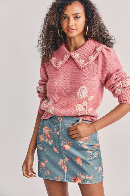 LOVESHACKFANCY HOLLYWOOD SKIRT