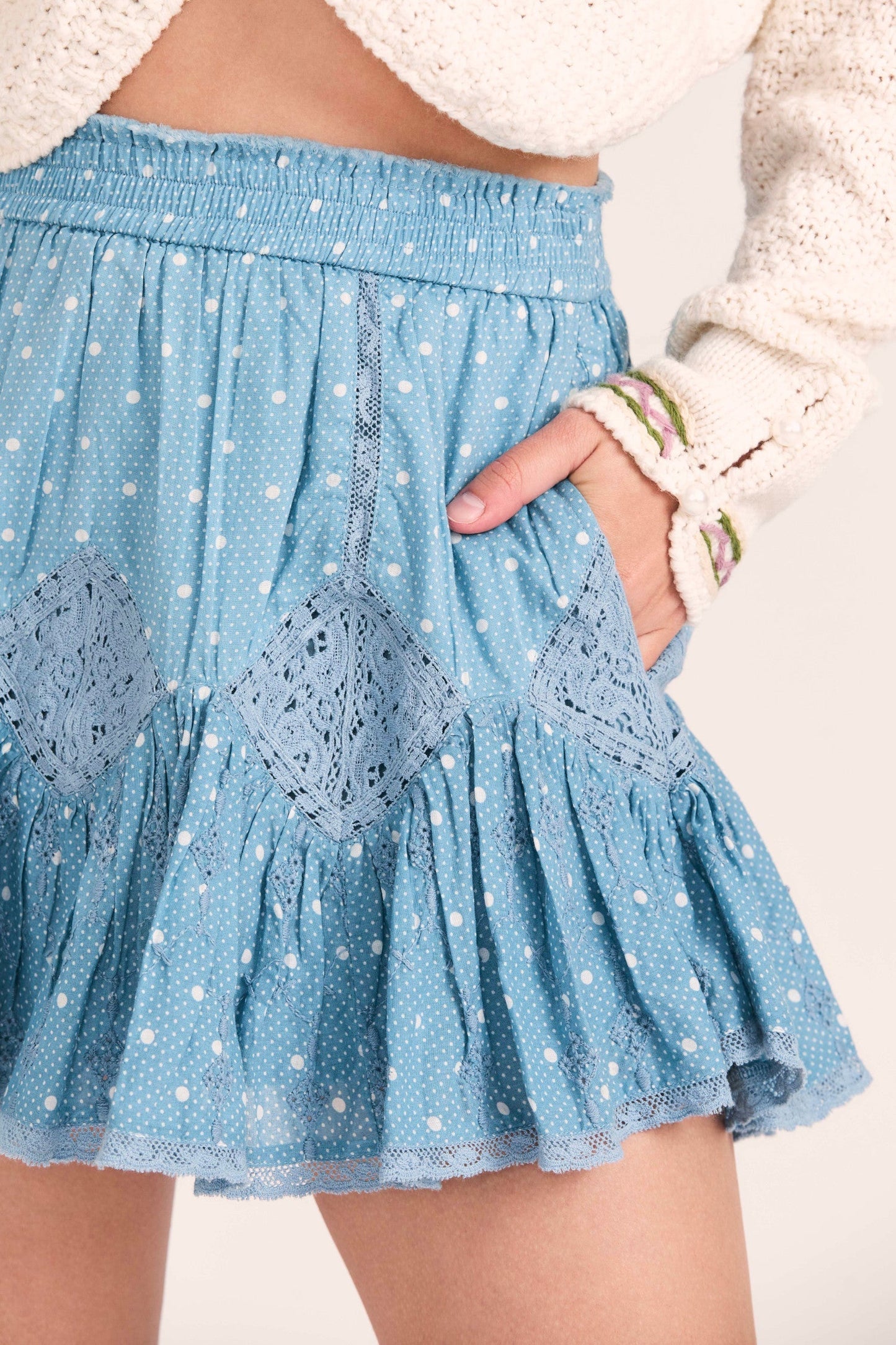 LoveShackFancy Adia Skirt