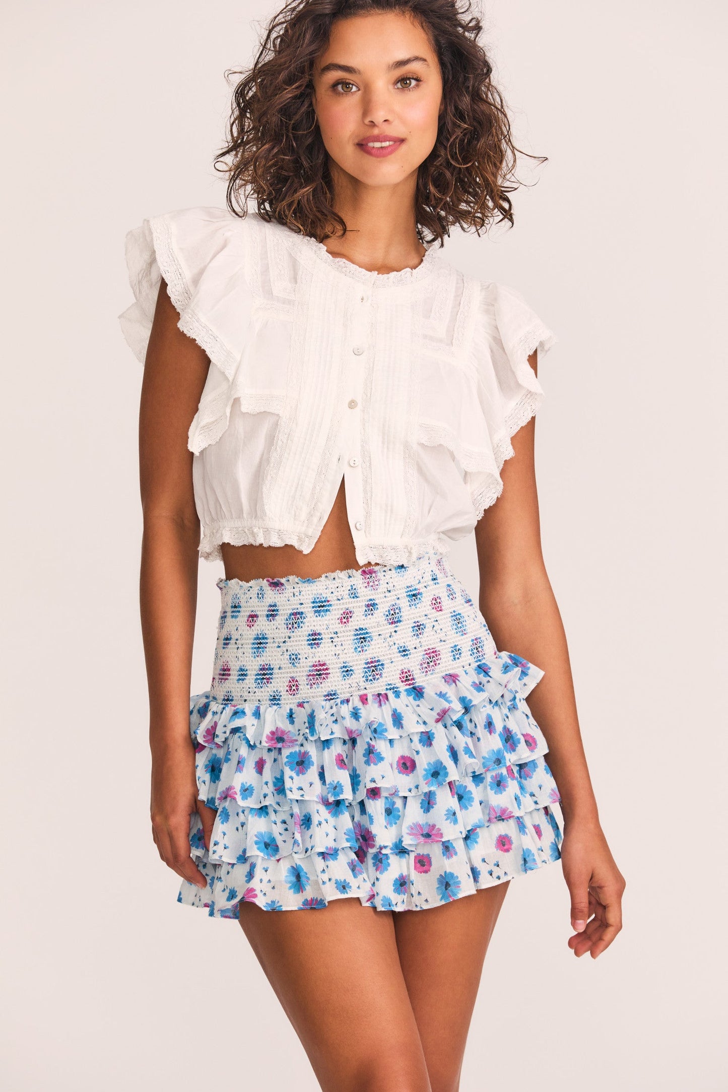 LoveShackFancy Yorkie Mini Skirt
