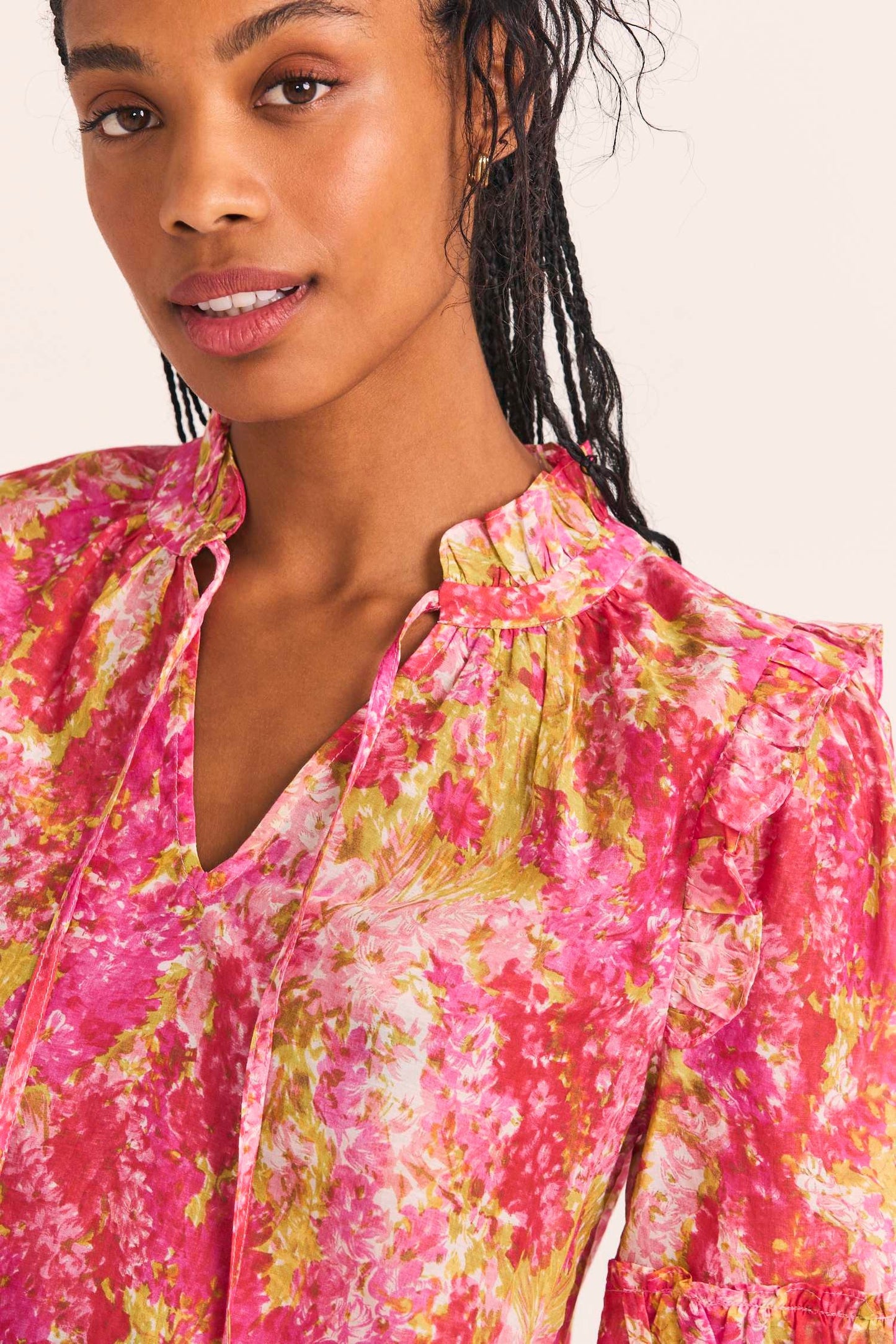 LOVESHACKFANCY RONALDA BLOUSE