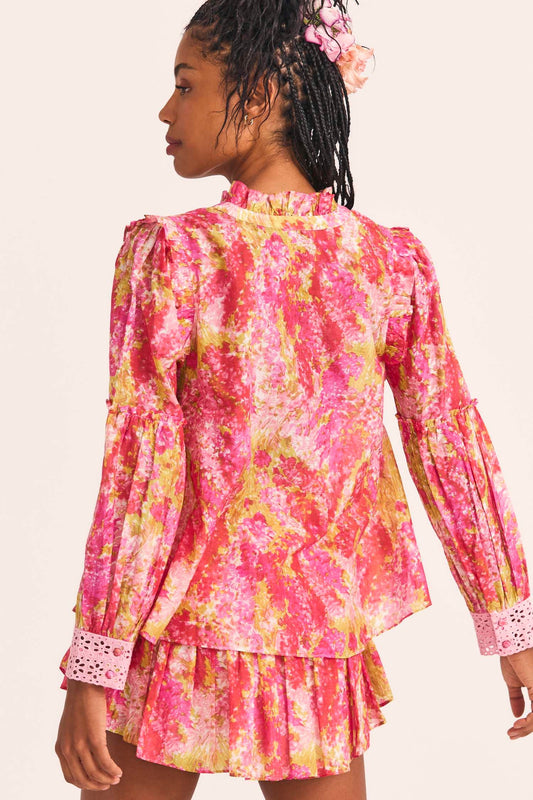 LOVESHACKFANCY RONALDA BLOUSE