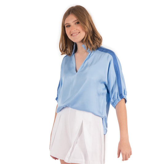 POPPY TOP - ULTRAMARINE