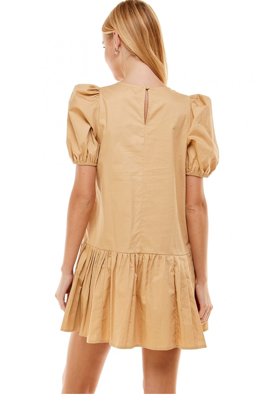 BABYDOLL BEIGE DRESS