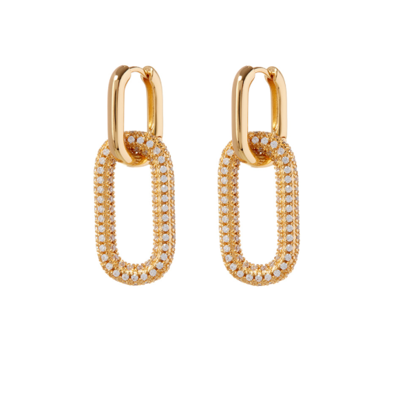 LUVAJ Simone Loop Hoops Gold