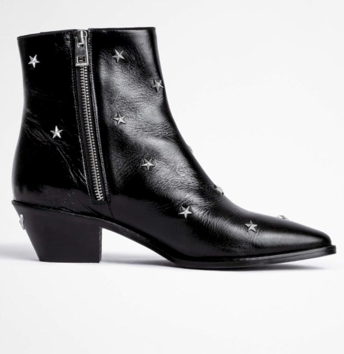Zadig and Voltaire Tyler Vintage Stars Ankle Boots
