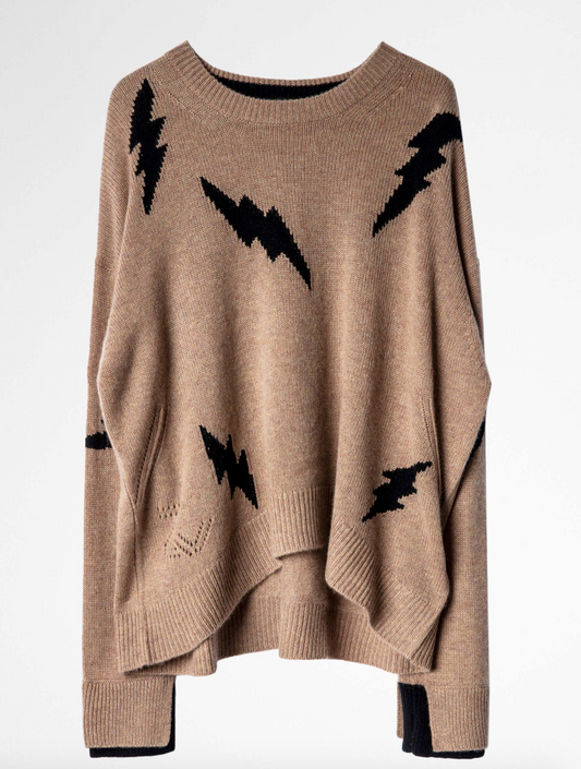 ZADIG AND VOLTAIRE MARKUS CASHMERE SWEATER