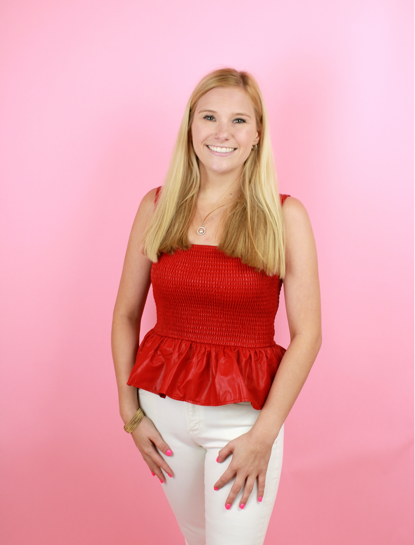 THE LIZ TOP - RED