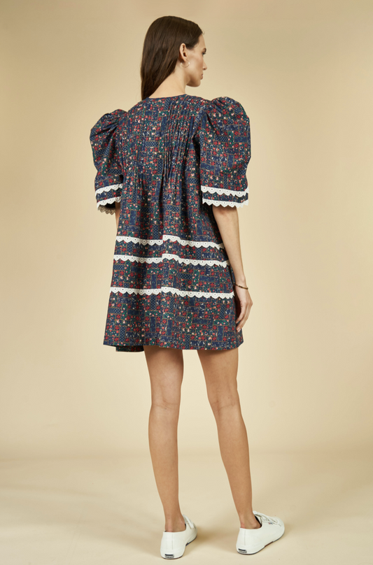 HUNTER BELL JENKINS DRESS - VINTAGE PATCHWORK
