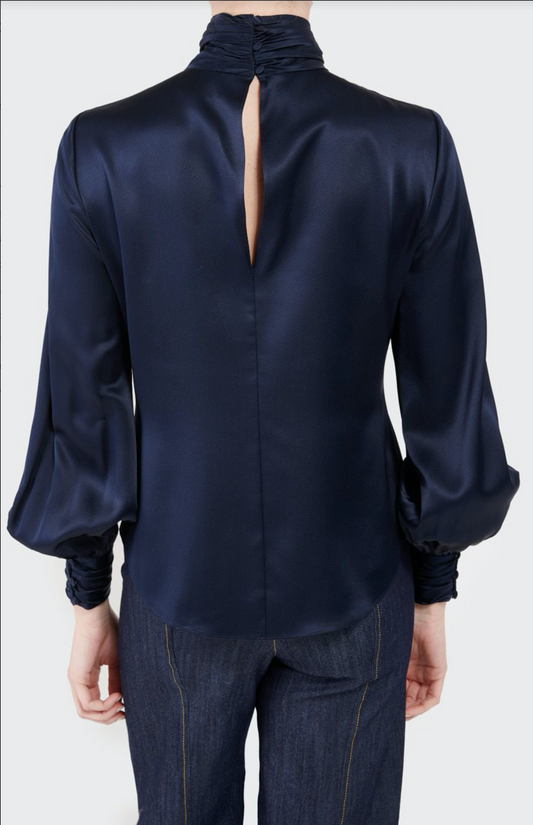 CINQ A SEPT JAYLA TOP - NAVY